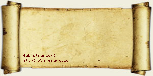 Anđelija Stojaković vizit kartica